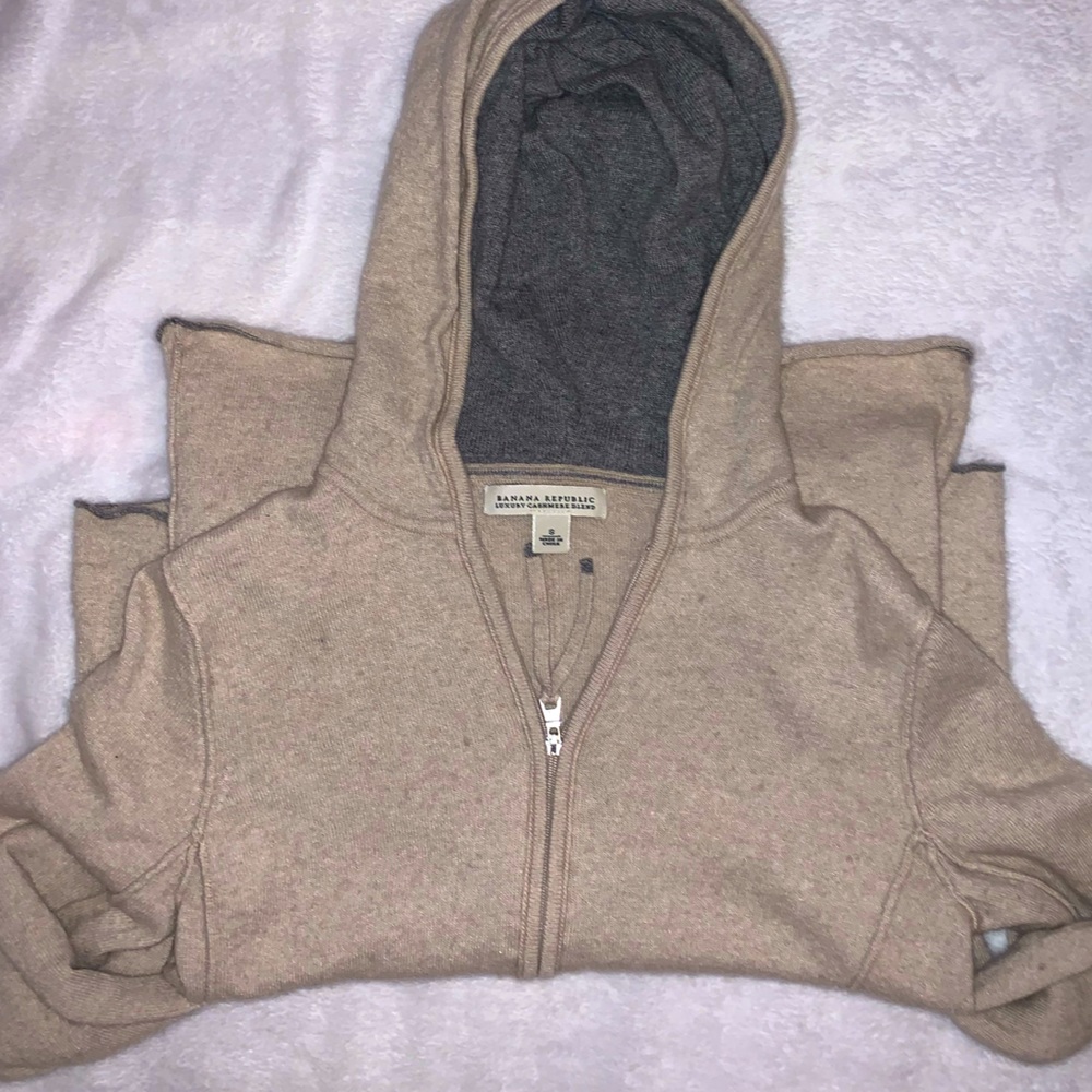 Cashmere Zipup Hoodie